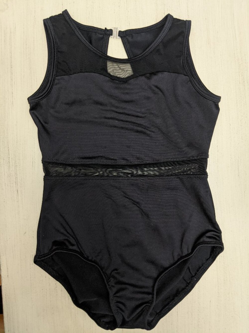 5 Black Leotards Size 8Y